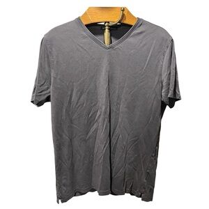Robert Barakett Charcoal V-Neck T-Shirt Large